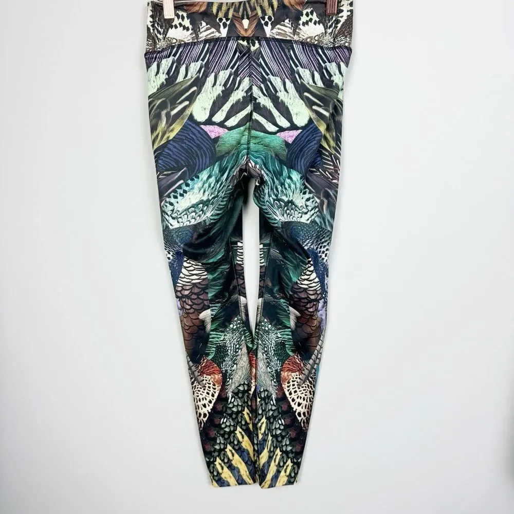 NIKE | Jungle Safari Feather Animal Print Dri-Fit Leggings Women’s Size Medium